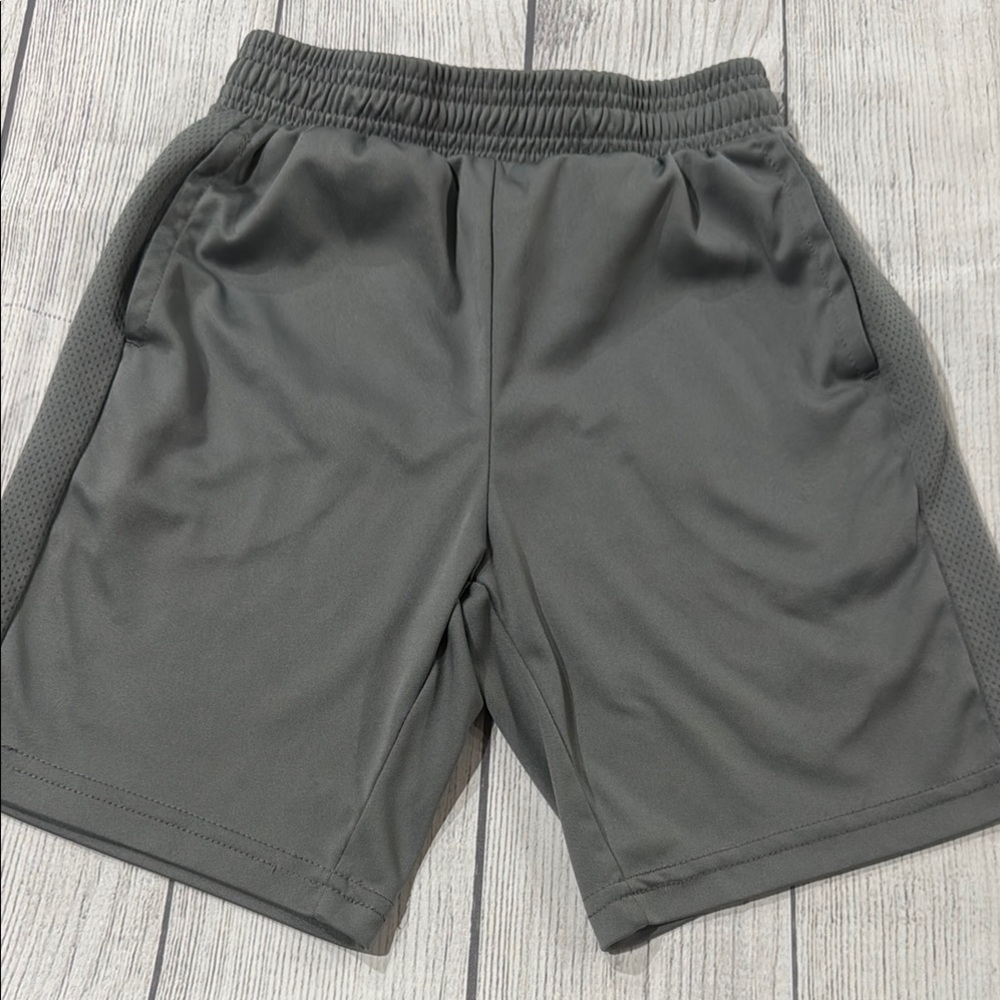 Athletic Works Boys Gray Performance Shorts